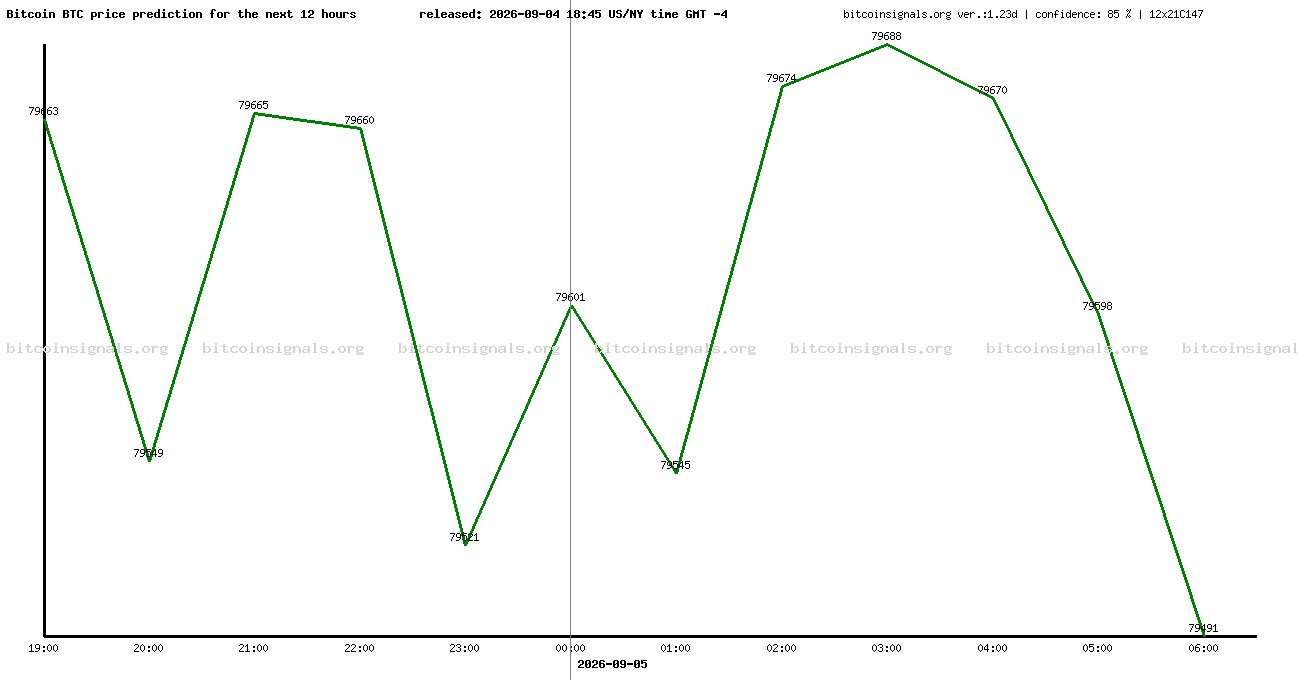 12 hours bitcoin price prediction