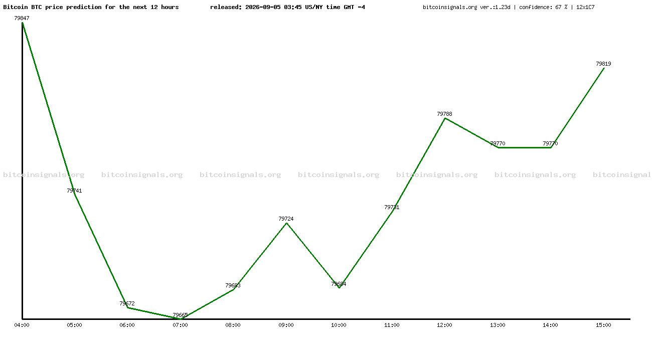 12 hours bitcoin price prediction