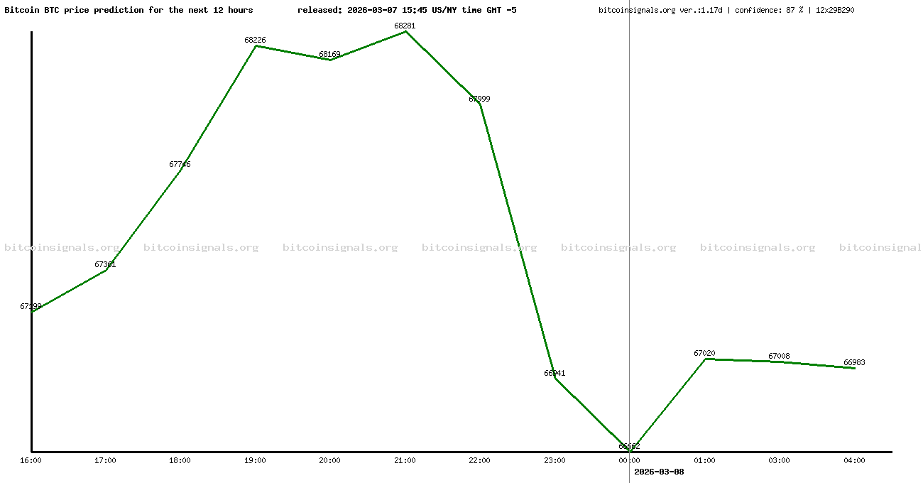12 hours bitcoin price prediction