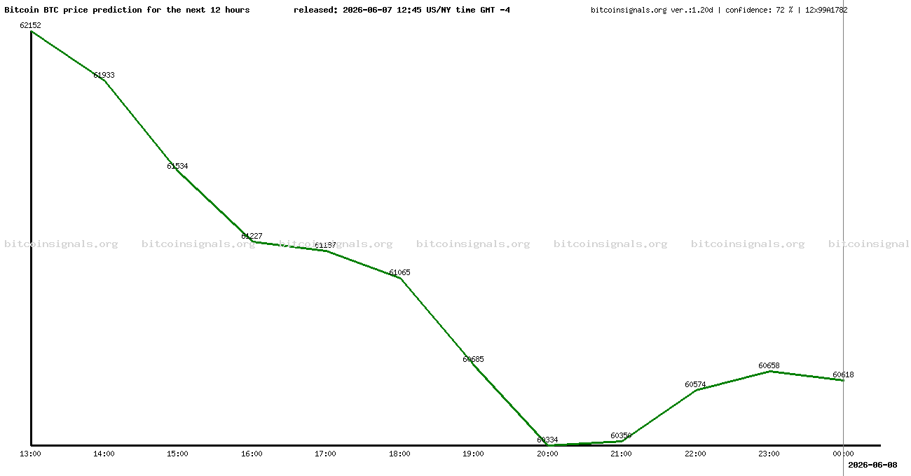 12 hours bitcoin price prediction