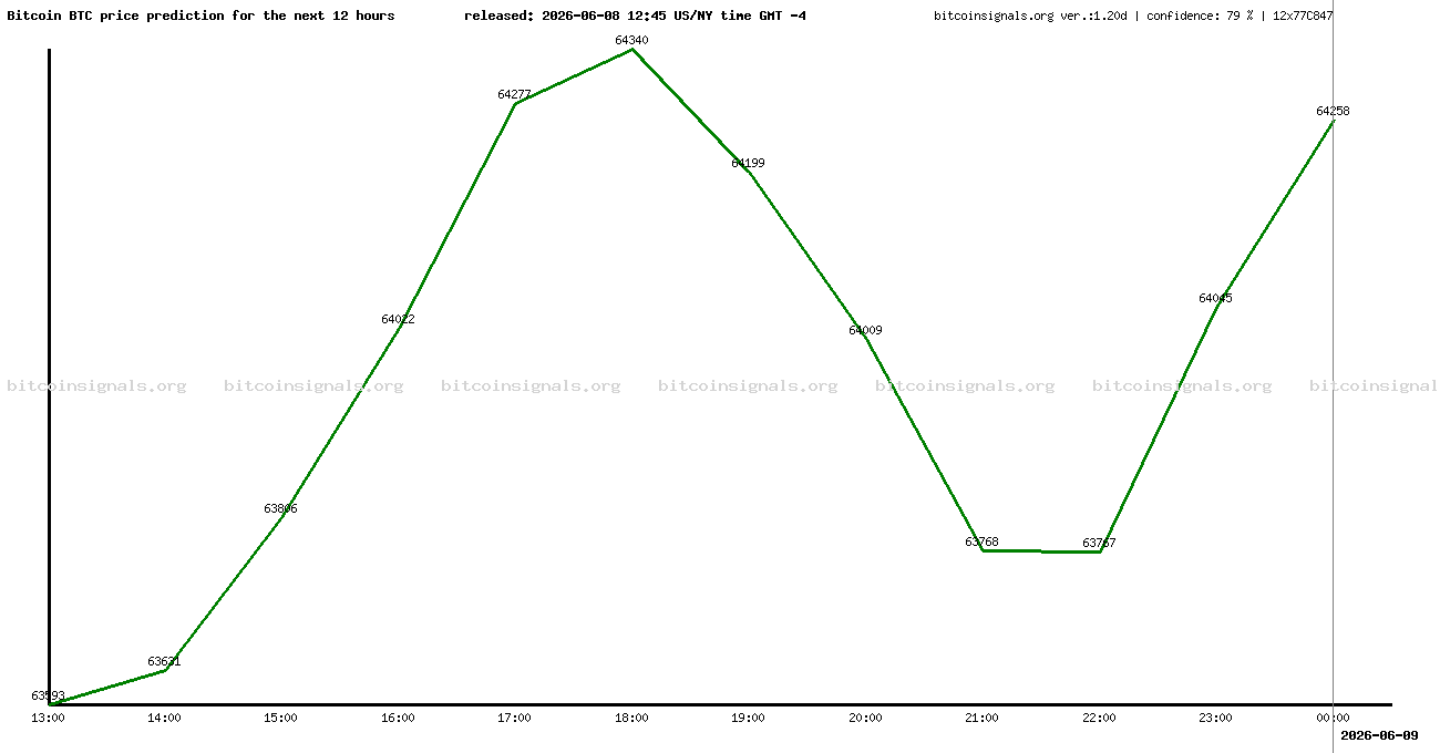 12 hours bitcoin price prediction