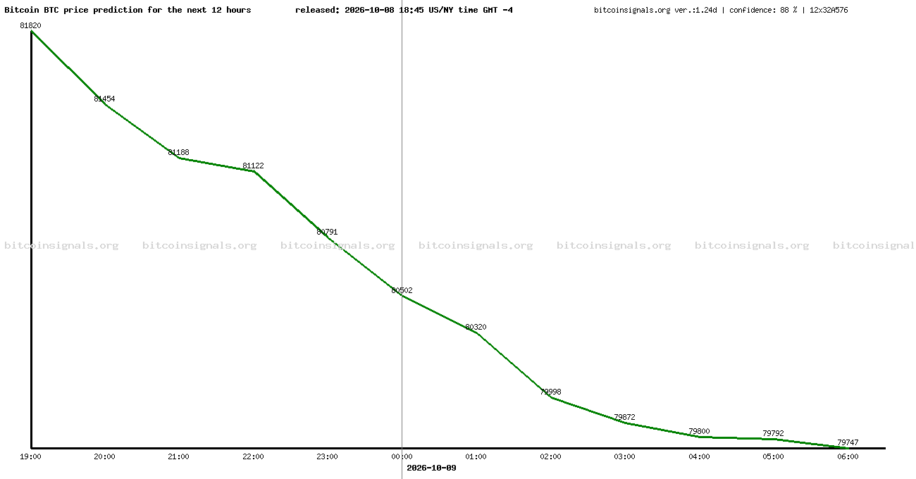 12 hours bitcoin price prediction