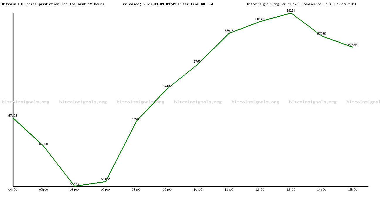 12 hours bitcoin price prediction