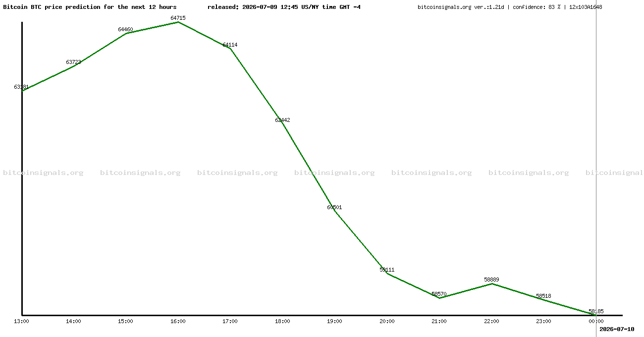 12 hours bitcoin price prediction