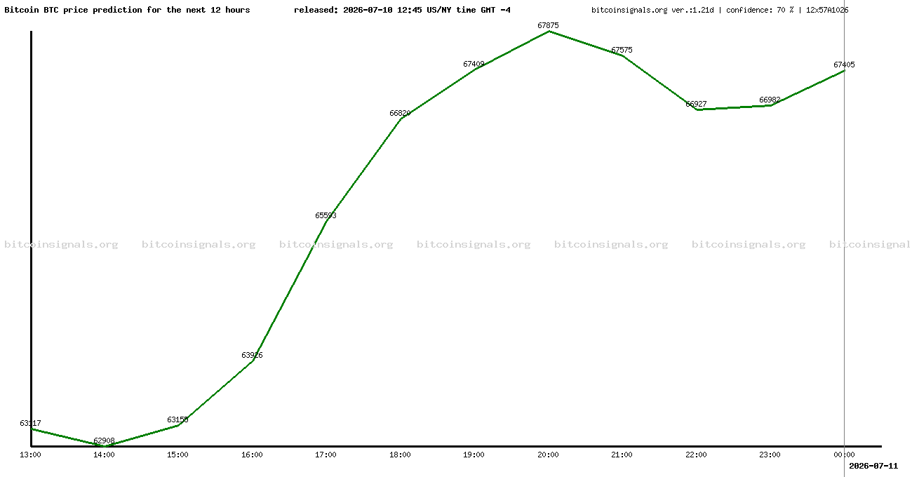 12 hours bitcoin price prediction