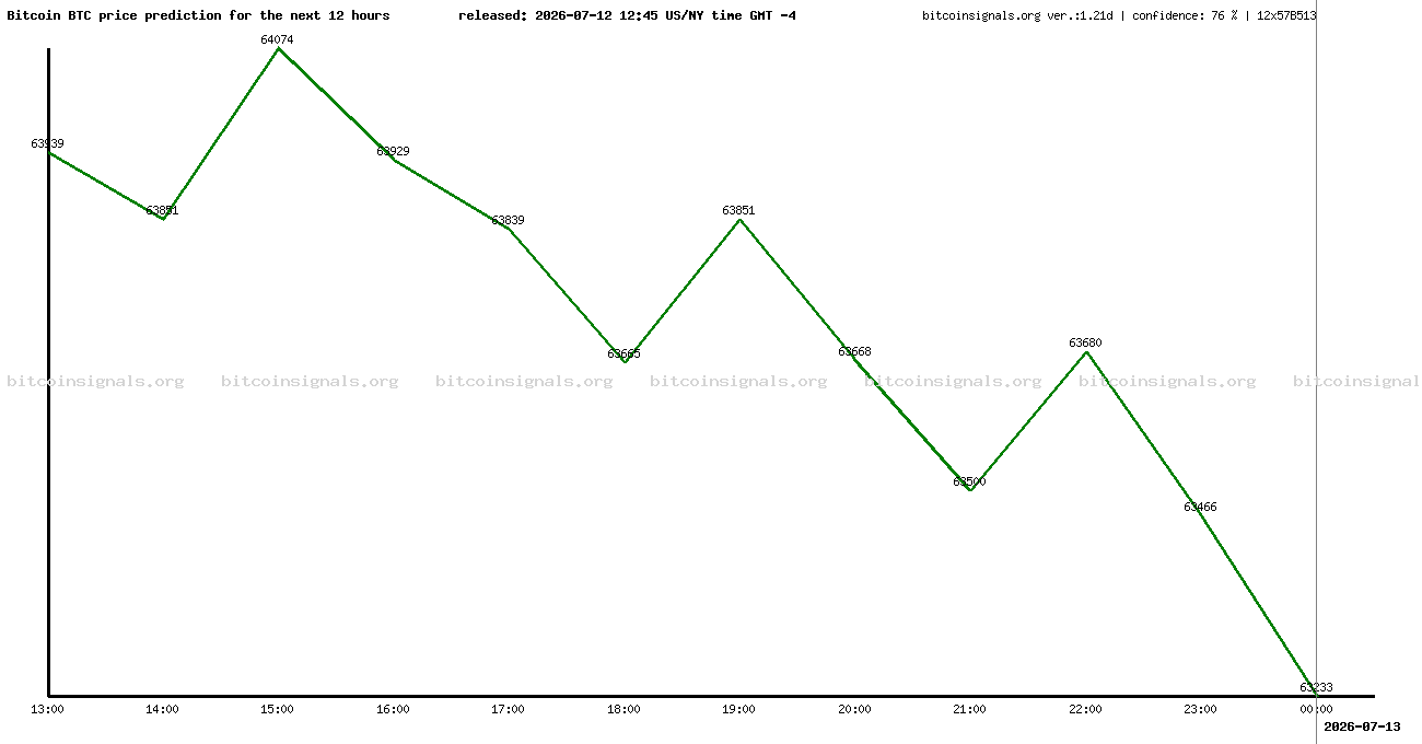 12 hours bitcoin price prediction