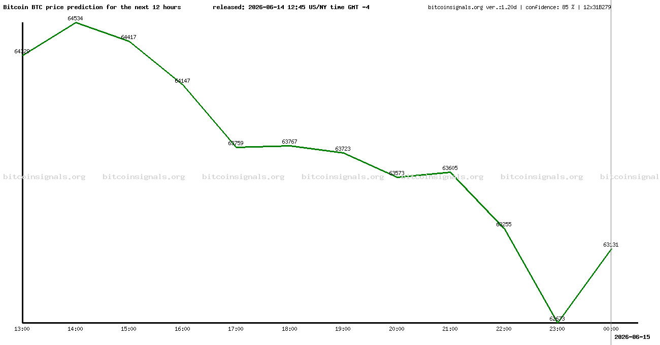 12 hours bitcoin price prediction