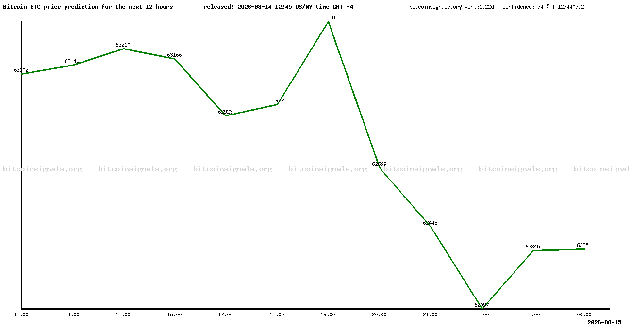 12 hours bitcoin price prediction