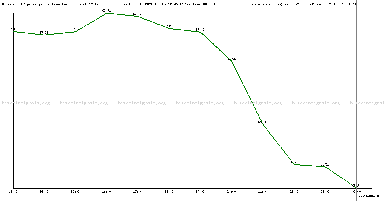 12 hours bitcoin price prediction