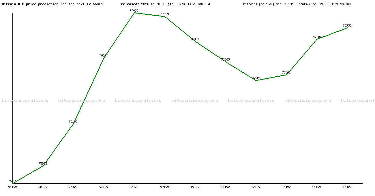 12 hours bitcoin price prediction