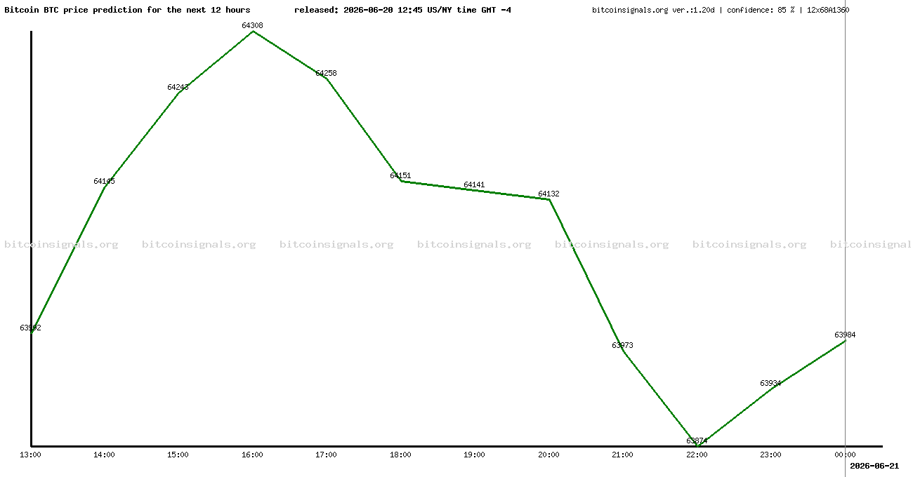 12 hours bitcoin price prediction