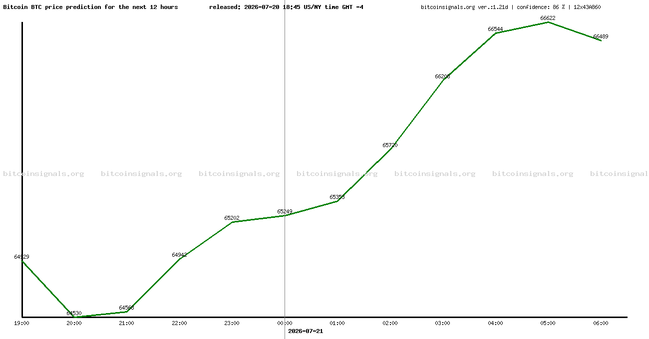 12 hours bitcoin price prediction