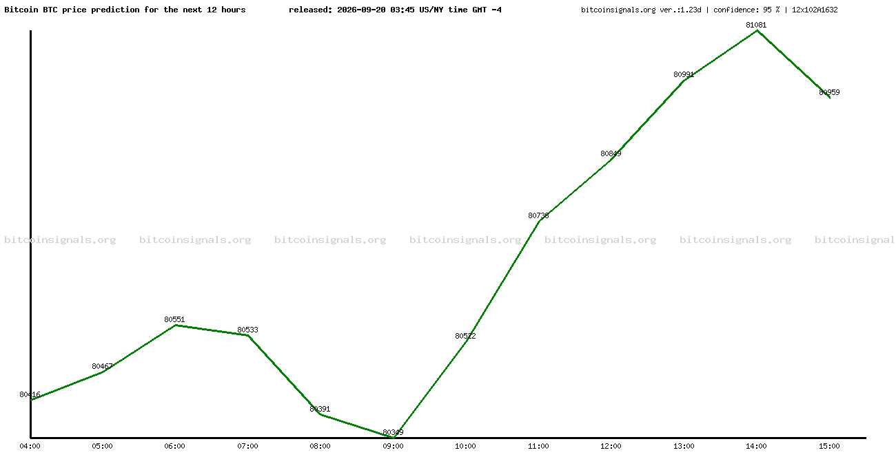 12 hours bitcoin price prediction