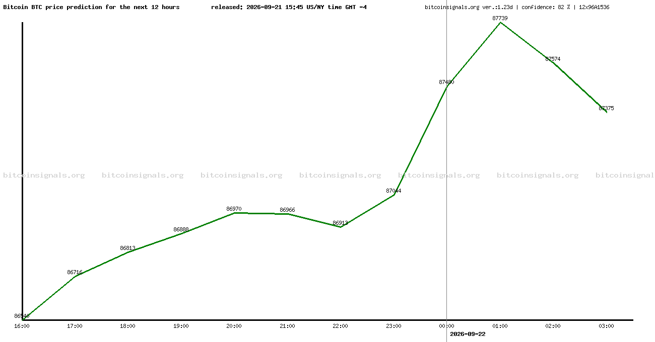 12 hours bitcoin price prediction
