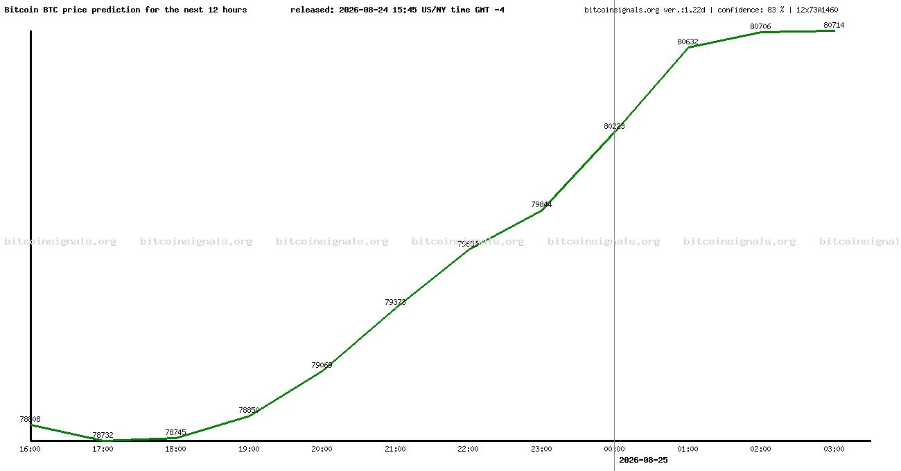 12 hours bitcoin price prediction