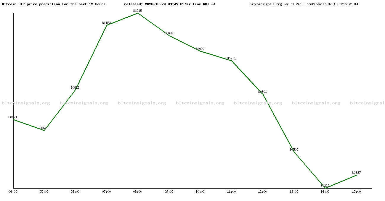 12 hours bitcoin price prediction