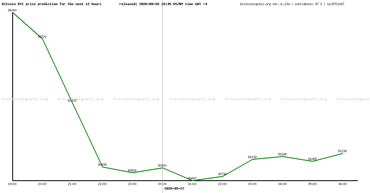 12 hours bitcoin price prediction