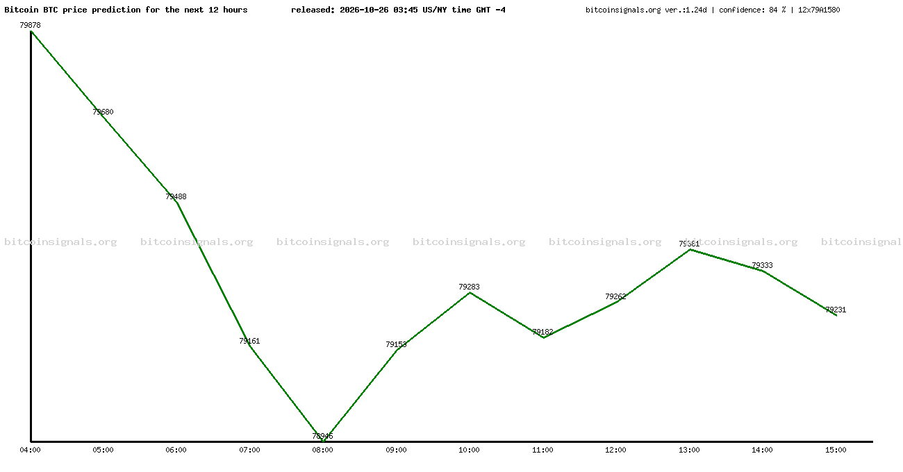 12 hours bitcoin price prediction