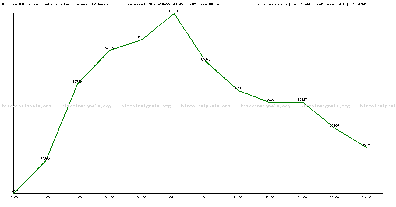 12 hours bitcoin price prediction