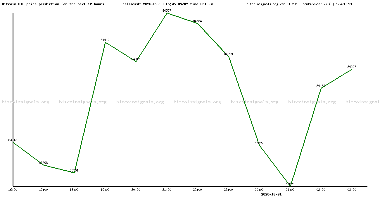 12 hours bitcoin price prediction