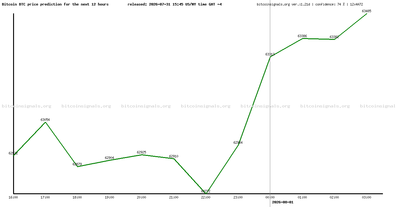 12 hours bitcoin price prediction