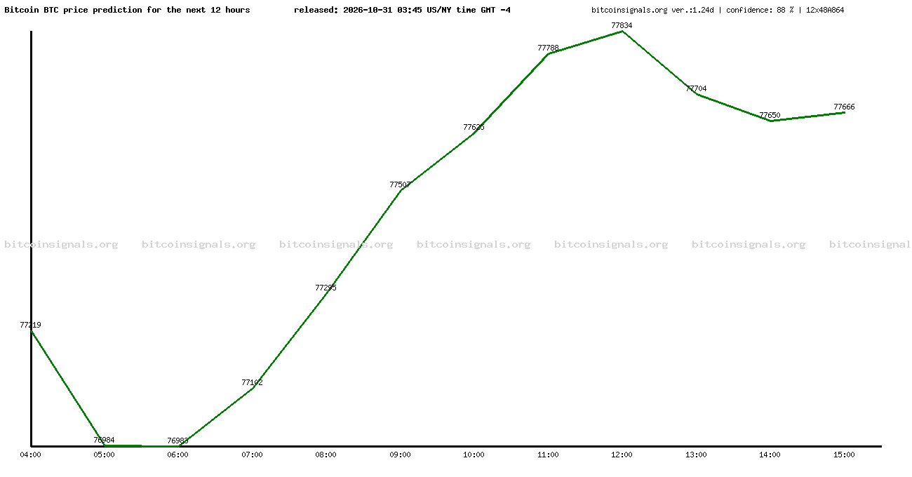 12 hours bitcoin price prediction